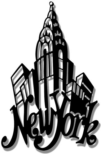 326x500 New York City Clipart