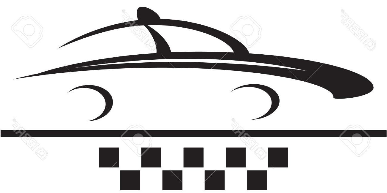 1300x650 Best 15 Taxi Sign Car And Cab Symbol Silhouette Stock Vector