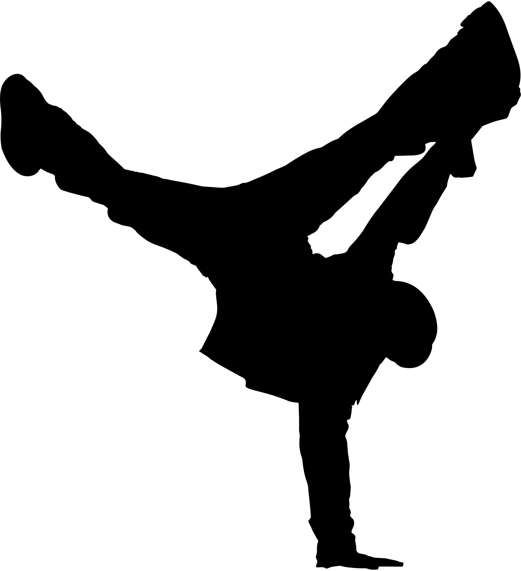 1823x2000 Gymnastics Silhouette Clip Art