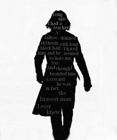 402x480 That This Silhouette Is Instantly Recognisable As Snape Is