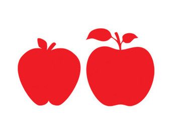 340x270 Apple Stencil Svg Dxf File Instant Download Silhouette Cameo