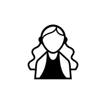 340x340 Free Silhouette Vector Icon, An Illustration