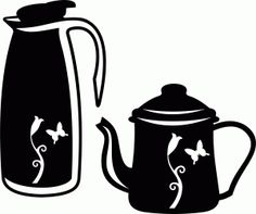 236x197 Teapot Silhouette Vector Silhouette Clip Art