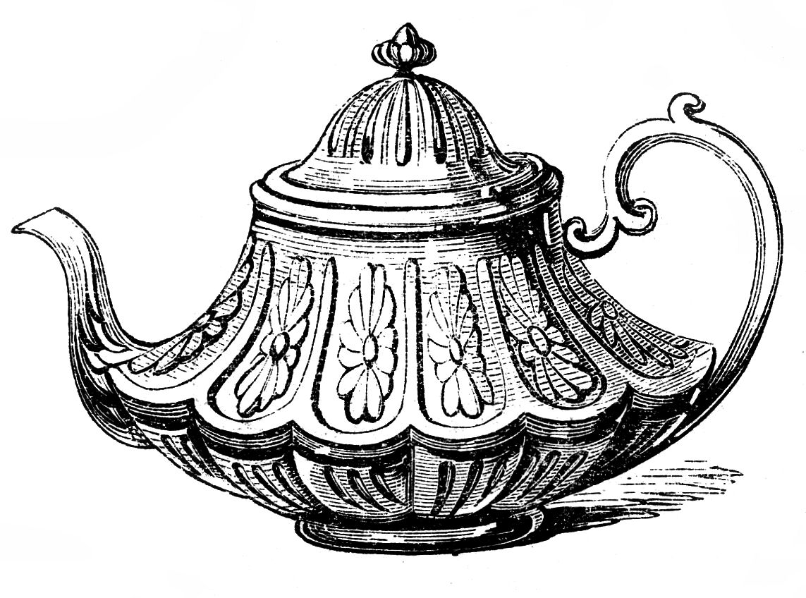 1143x848 Clip Art Teapot Clip Art