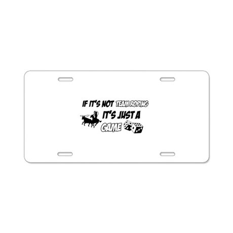 460x460 Team Roping Aluminum License Plates