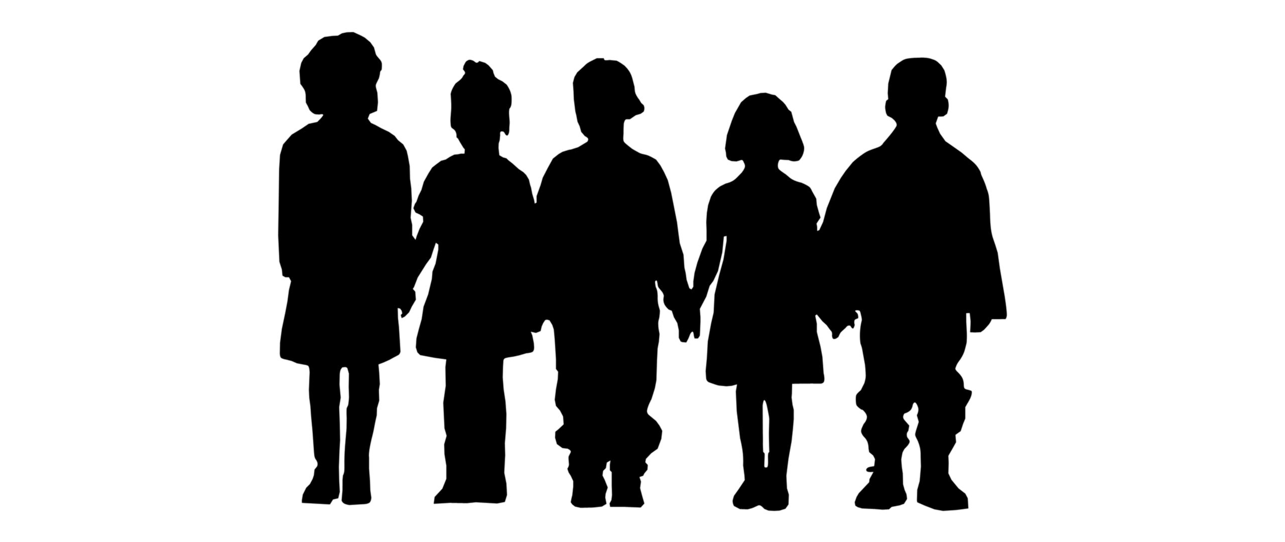 2560x1080 Silhouette Clipart Child