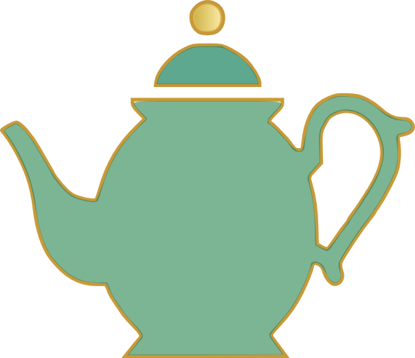 600x518 Tea Pot Green Clip Art