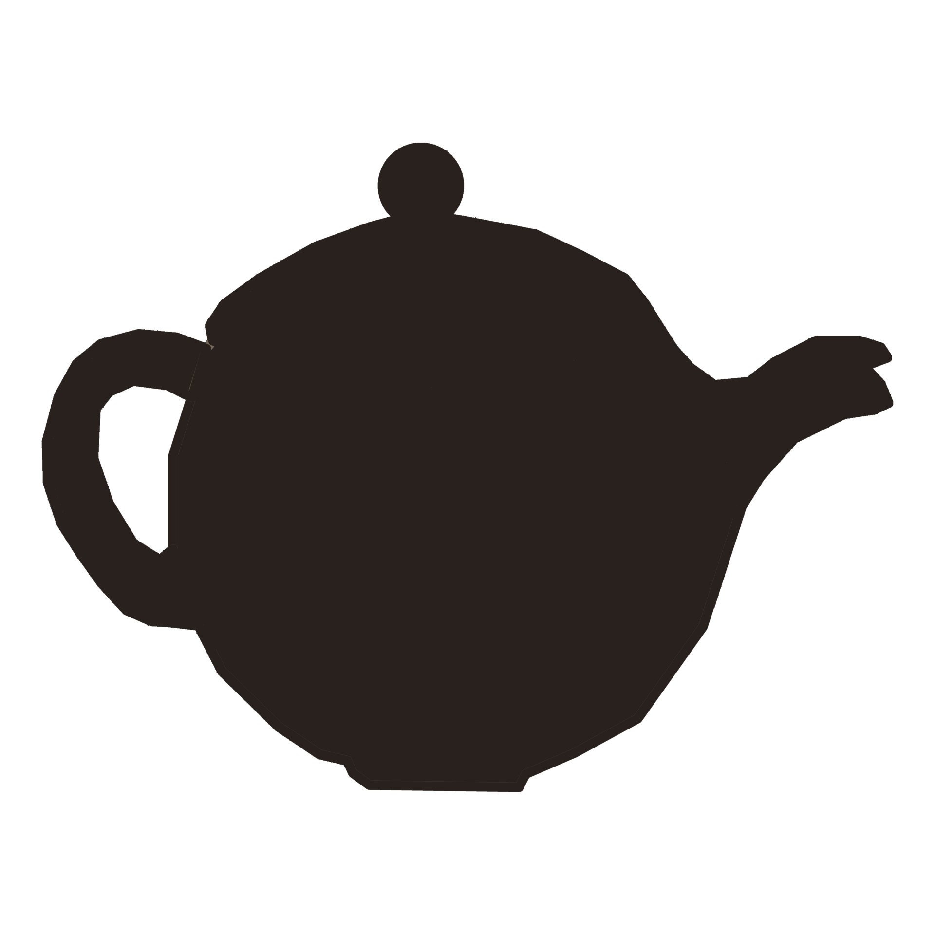 1920x1920 Teapot Silhouette I Free Stock Photo