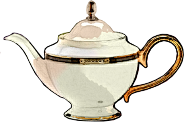 600x409 Teapot Silhouette Clip Art Clipartfest 2