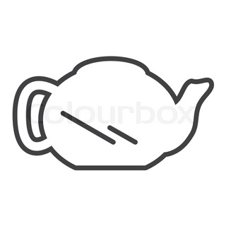 320x320 Teapot And Cups, Silhouettes Stock Vector Colourbox