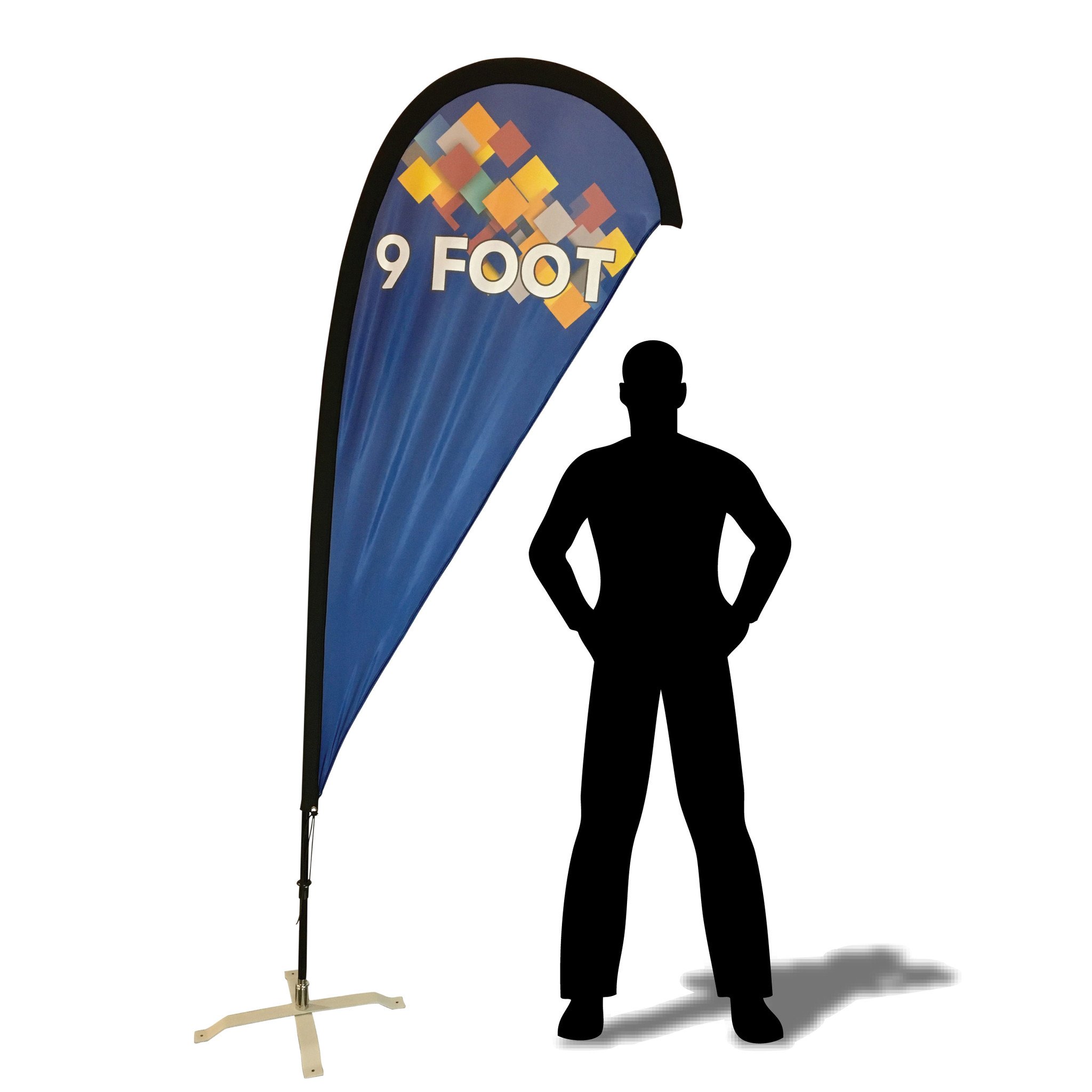 2048x2048 Tear Drop Flags