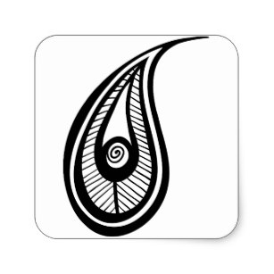 307x307 Teardrop Stickers Zazzle