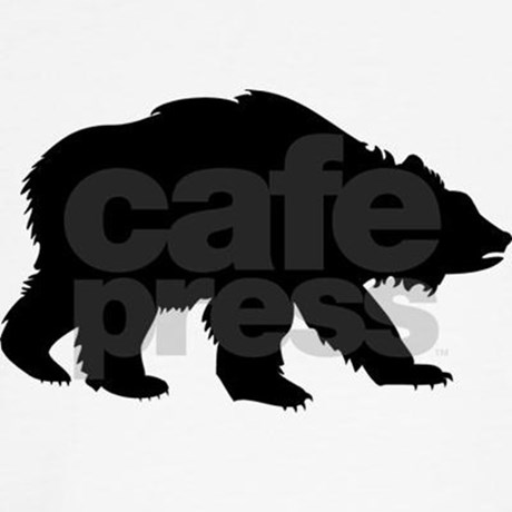 460x460 Teddy Bear Head Silhouette