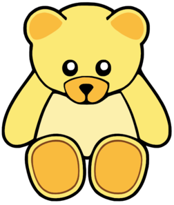 252x297 Teddy Bear Silhouette Png