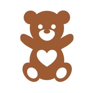 Teddy Bear Silhouette at GetDrawings | Free download