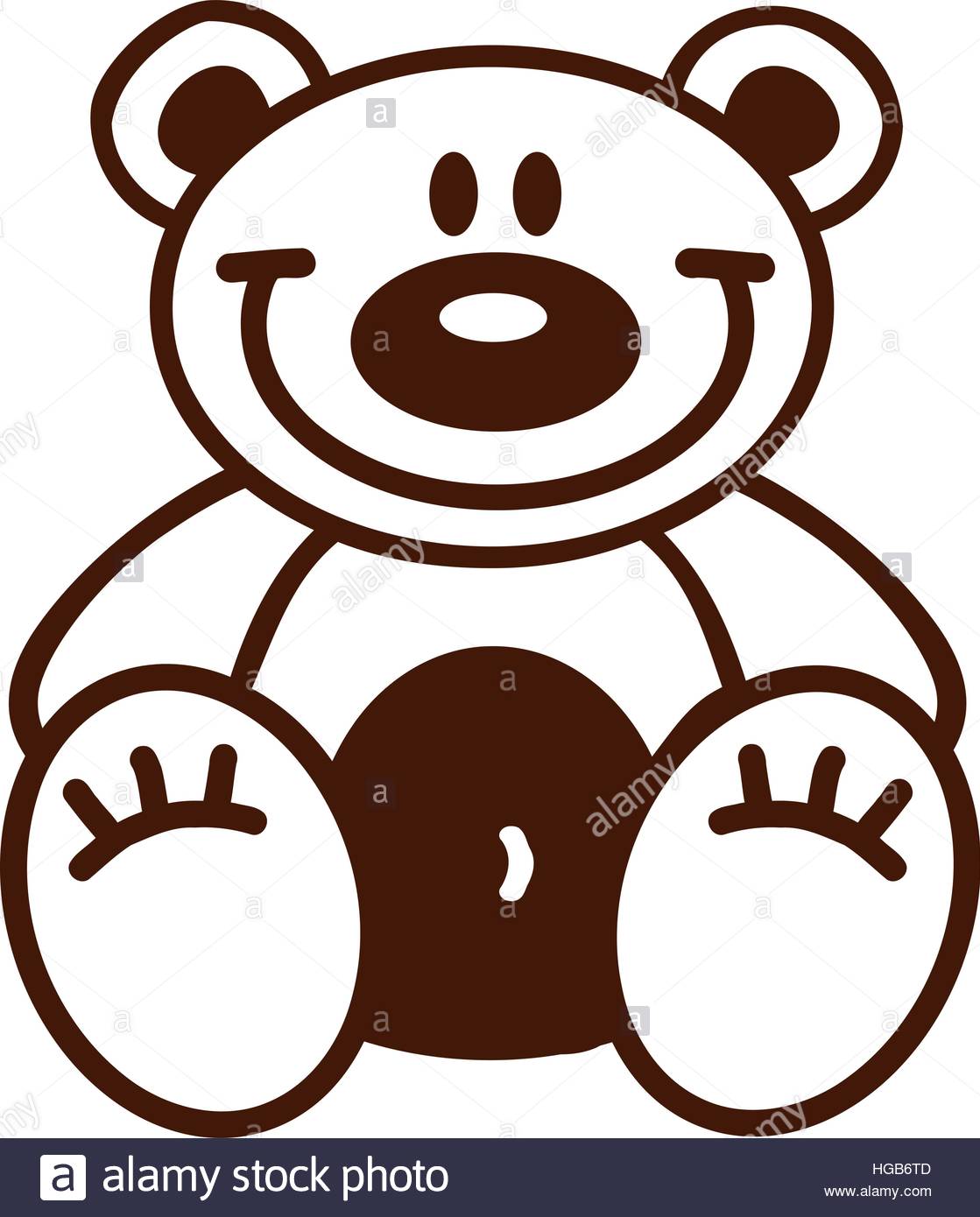 1119x1390 Outline Of A Teddy Bear