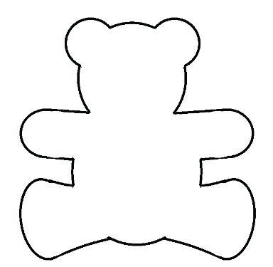 384x375 Teddy Bear Silhouette