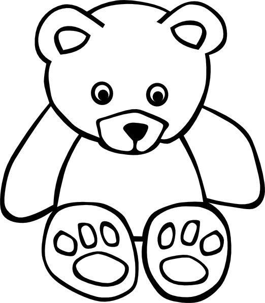 Teddy Bear Silhouette Clip Art at GetDrawings | Free download