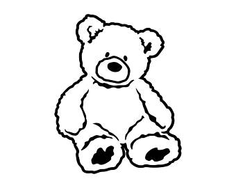 Teddy Bear Silhouette Clip Art at GetDrawings | Free download