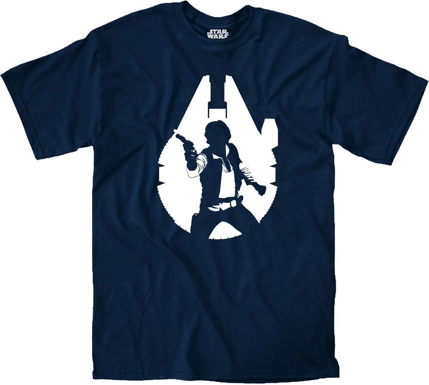 1500x1347 Han Falcon Silhouette T Shirt Falcons, Silhouettes And Star