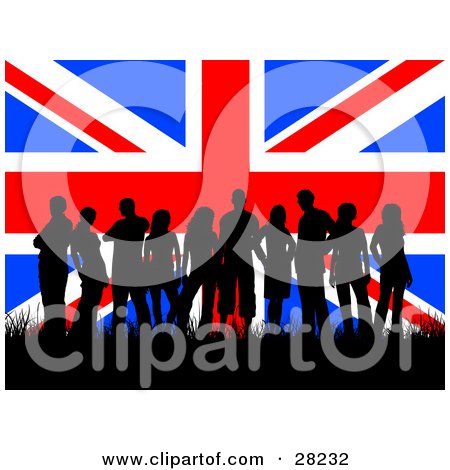 450x470 Royalty Free (Rf) Clipart Of Union Flags, Illustrations, Vector