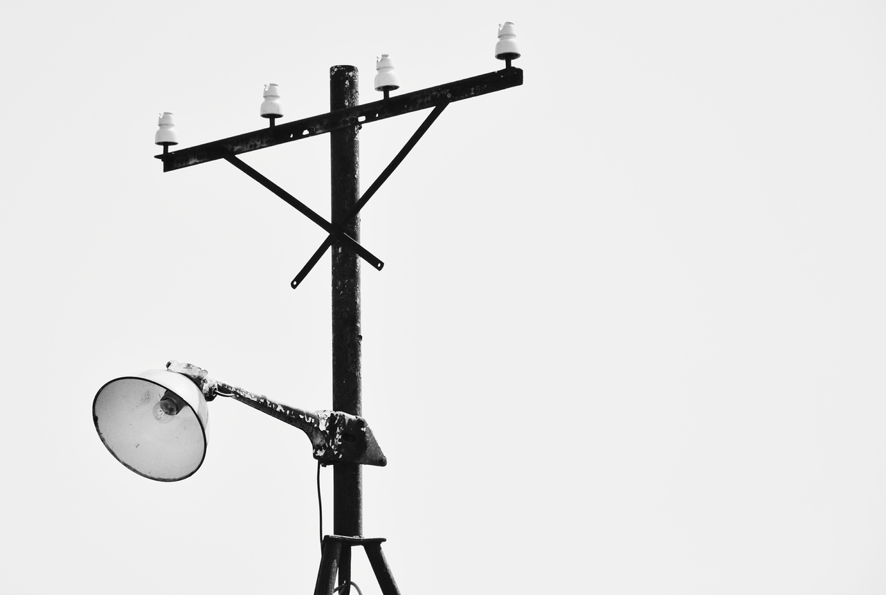 1280x860 Lamp Post Telephone Pole Stock Photo By Gneiss