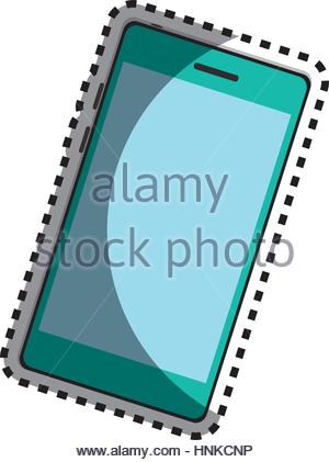 300x421 Sticker Silhouette Telephone Icon Stock Vector Art Amp Illustration
