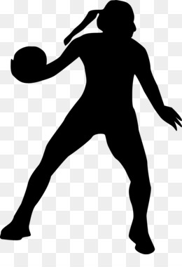 260x380 Free Download Netball Silhouette Clip Art