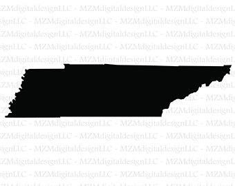 340x270 Tennessee Silhouette Etsy