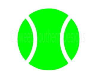 340x270 Tennis Ball Svg Etsy