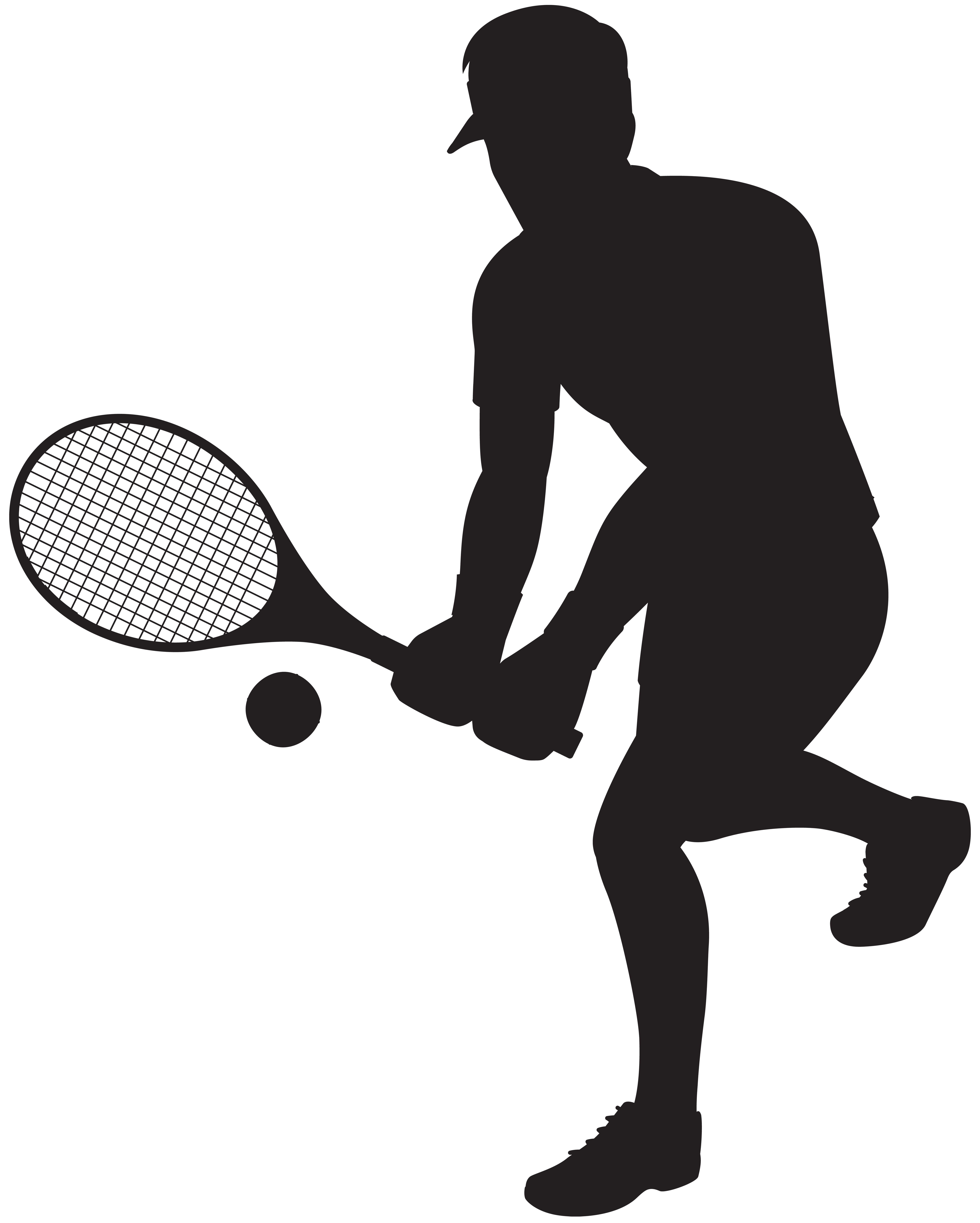 6410x8000 Tennis Player Silhouette Clip Art Imageu200b Gallery Yopriceville