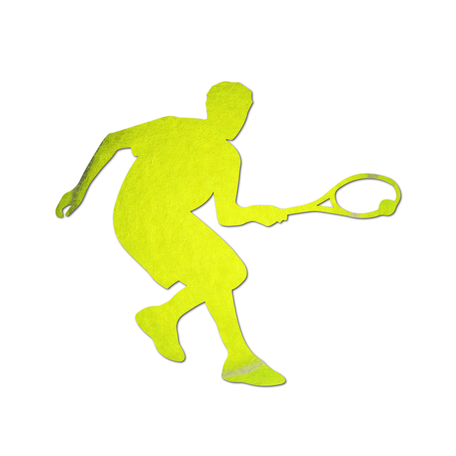 1600x1600 Tennis Player Silhouette Color Vinyl Sports Car Laptop Sticker