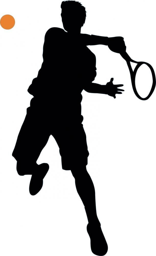 610x1000 48 Best Tennis Images On Sports Art, Silhouette