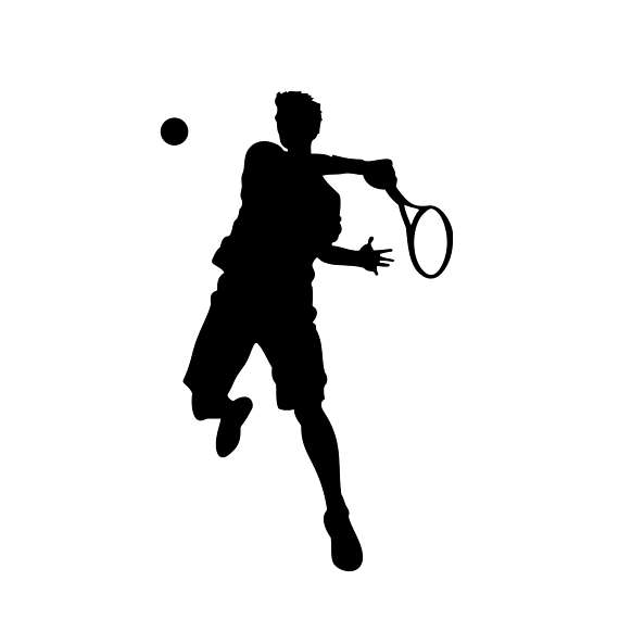 570x570 Tennis Player Graphics Svg Dxf Eps Png Cdr Ai Pdf Vector Art