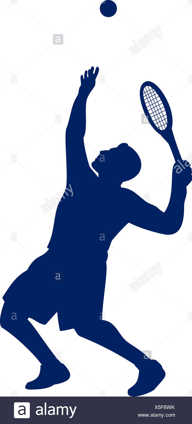 631x1390 Tennis Player Serving Silhouette Stock Photo 278773871