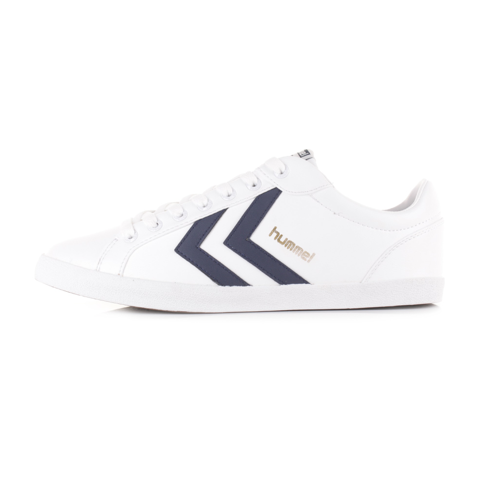 1000x1000 Mens Hummel Deuce Court Sport Lo White Dress Blue Tennis Trainers