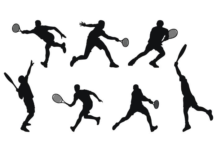 700x490 Tennis Player Silhouette