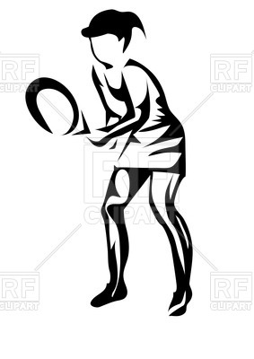 283x400 Woman Playing Tennis