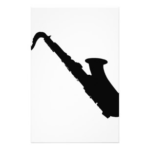 307x307 Saxophone Stationery Zazzle