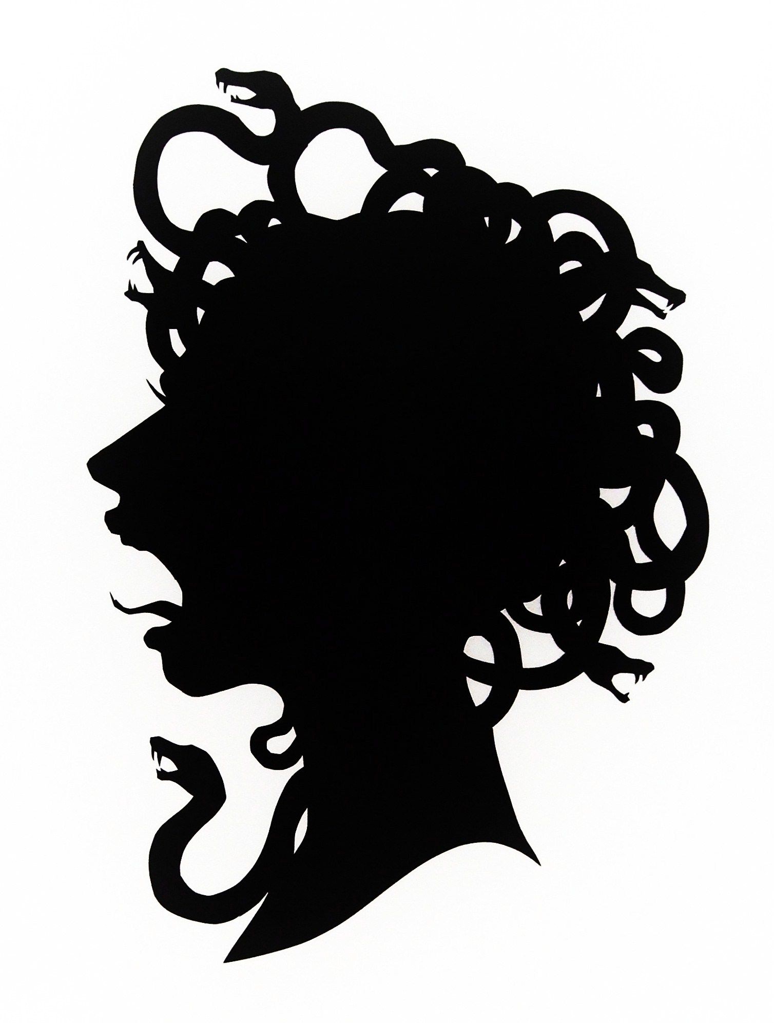 1508x1993 Medusa Silhouette