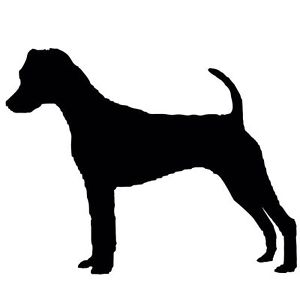 300x300 New Jack Russell Terrier Silhouette Sticker Dog Breed Stickers Car
