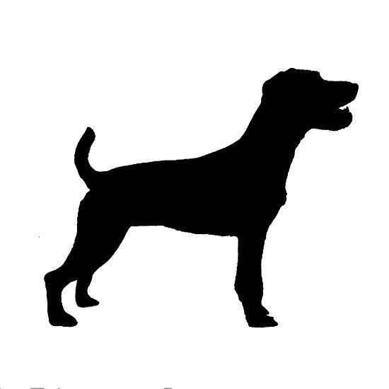 550x550 Parson Russell Terrier Silhouette Dog Breeds