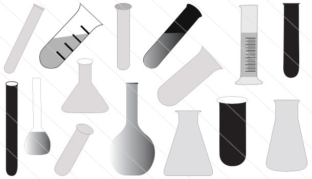 610x350 Test Tube Silhouette Vector (15) Silhouette Clip Art