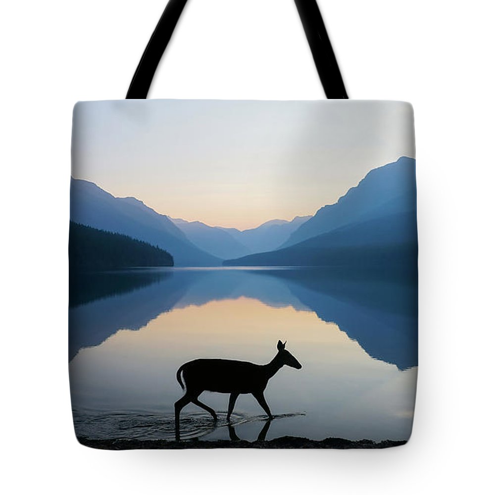 1000x1000 Mountain Silhouette Tote Bags Fine Art America