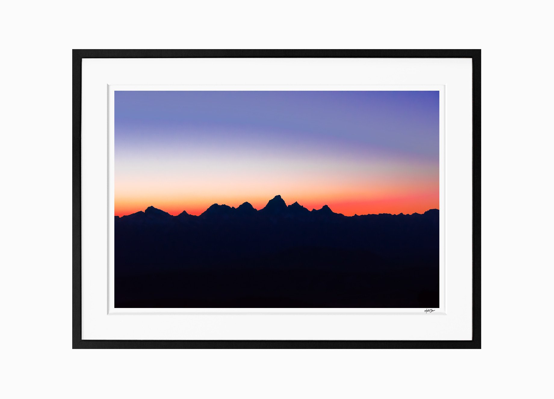 Teton Silhouette at GetDrawings | Free download