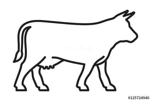 500x334 Cow Outline Free Vectors Outline Of The United States Printable
