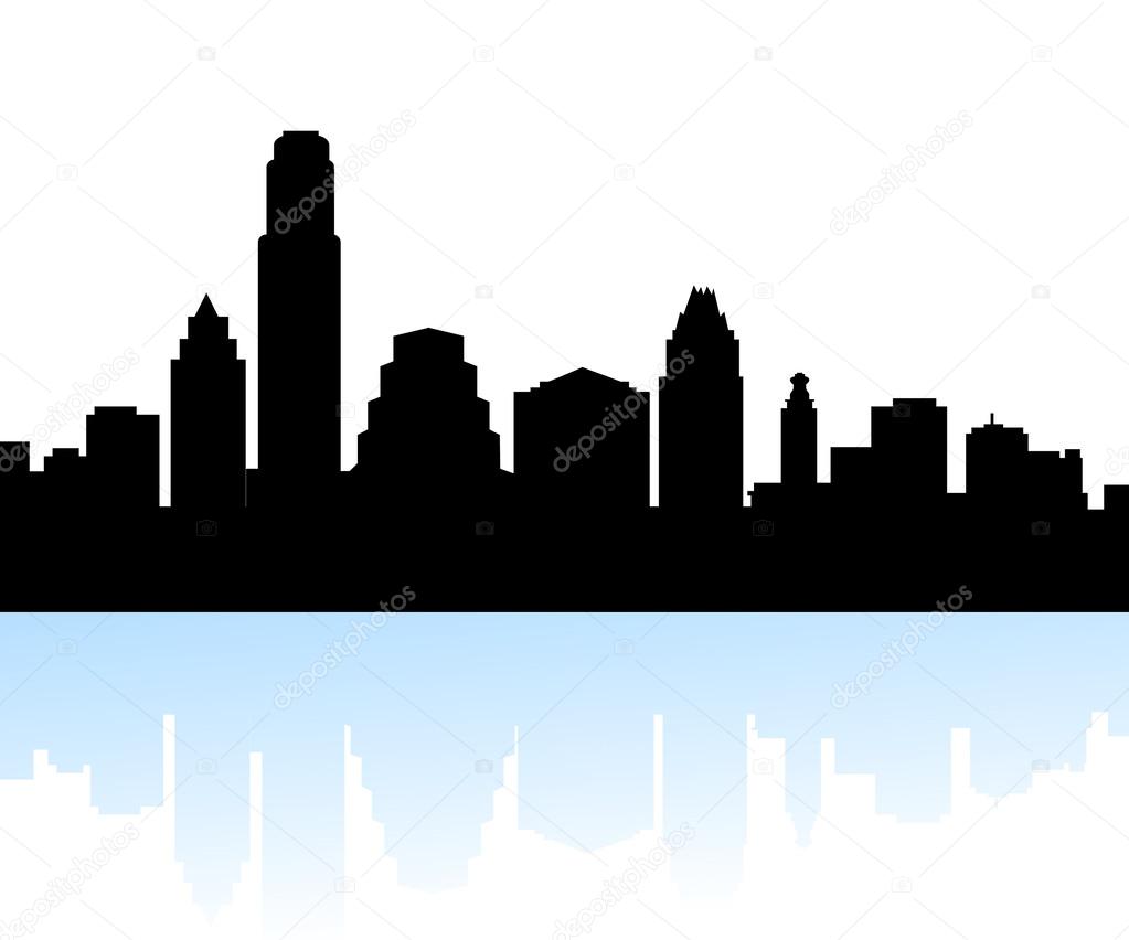1023x852 Skyline Clipart Austin Tx