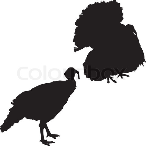 480x480 Thanksgiving Silhouette Clip Art