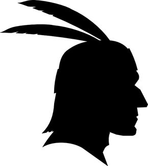 290x326 Pilgrims Silhouette Native American Clip Art