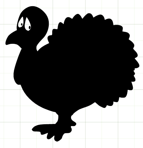 463x479 Turkey Silhouette School Crafts Silhouettes And Craft